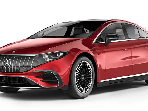 Mercedes-Benz EQS AMG 2022 3D Модель