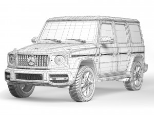 Mercedes-Benz G63 AMG 2019 Model 3D