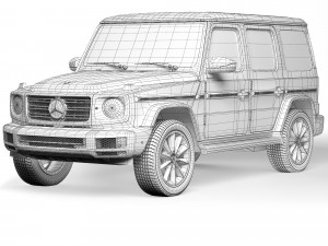 Mercedes-Benz G500 2019 3D Model