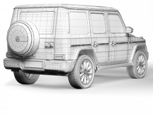 Mercedes-Benz G500 2019 3D Model