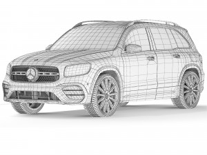 Mercedes-Benz GLB 220d 2020 Model 3D