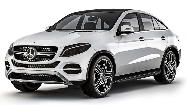 Mercedes-Benz GLE coupe 350d 2016 Model 3D .c4d .max .obj .3ds .fbx .stl .blend
