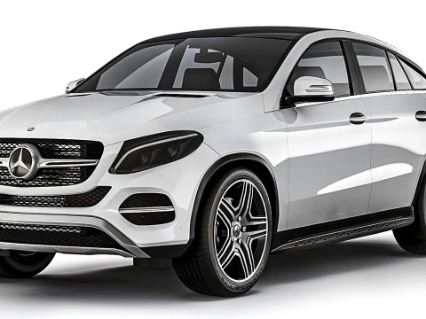 Mercedes-Benz GLE cup&ecirc; 350d 2016 Modelo 3D