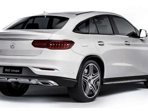 Mercedes-Benz GLE coupe 350d 2016 Model 3D