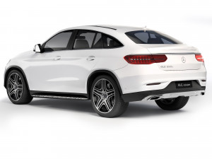 Mercedes-Benz GLE coupe 350d 2016 Model 3D