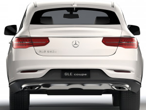 Mercedes-Benz GLE coupe 350d 2016 Model 3D