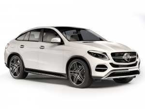 Mercedes-Benz GLE coupe 350d 2016 Model 3D