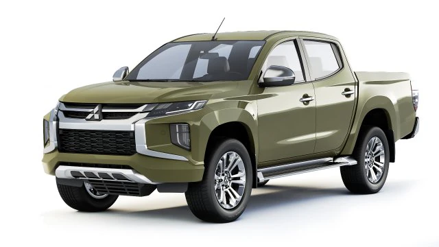 Mitsubishi L200 Triton 2021 3D Model .c4d .max .obj .3ds .fbx .stl .blend 