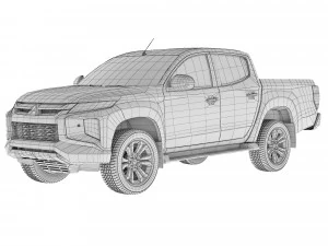 Mitsubishi L200 Triton 2021 3D Model