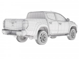 Mitsubishi L200 Triton 2021 3D 모델