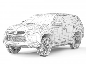 Mitsubishi Pajero Sport 2015 Model 3D