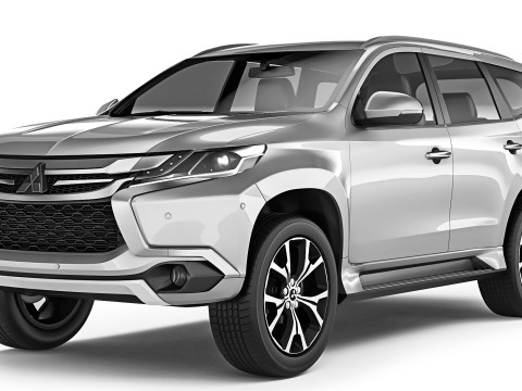 Mitsubishi Pajero Sport 2015 3D Model