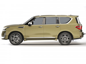 Nissan Patrol V8 Platinum 2021 3D Model