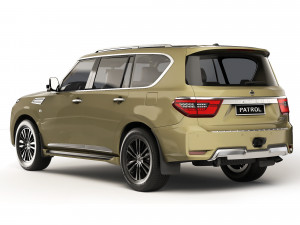 Nissan Patrol V8 Platinum 2021 3D Model