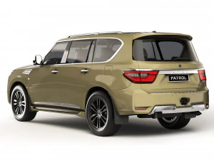 Nissan Patrol V8 Platinum 2021 3D Model