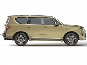 Nissan Patrol V8 Platinum 2021 3D Model
