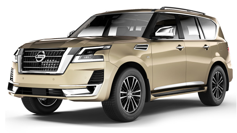 Nissan Patrol V8 Platinum 2021 3D Model .c4d .max .obj .3ds .fbx .stl .blend 