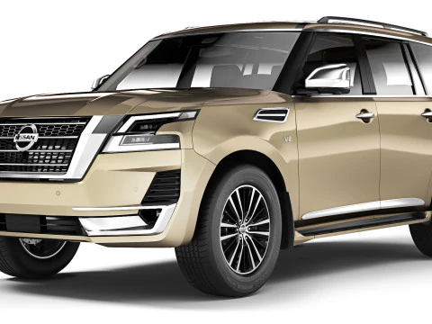 Nissan Patrol V8 Platino 2021 Modello 3D