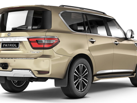 Nissan Patrol V8 Platinum 2021 3D Model