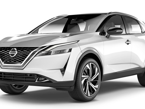 Nissan Qashqai 2022 3D मॉडल