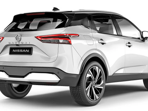 Nissan Qashqai 2022 3D Model