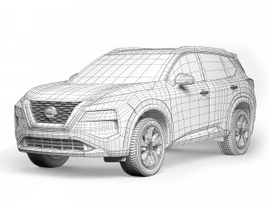 Nissan X-Trail 2022 3D Модель