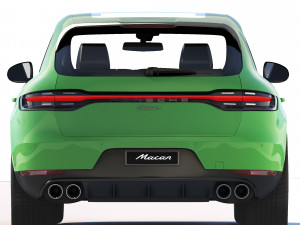 Porsche Macan 2020 3D Model
