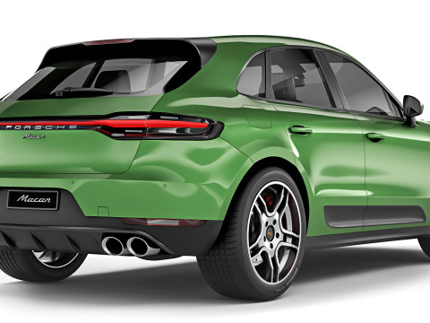 Porsche Macan 2020 3D Model