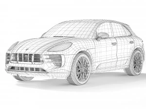 Porsche Macan GTS 2020 3D Model