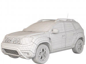 Dacia Duster 2022 3D-Modell