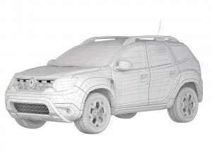 Рено Дастер 2018 3D Модель