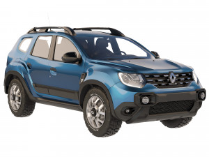 Renault Duster 2021 3D-Modell