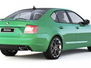 Skoda Octavia A7 RS 2017 3D Model
