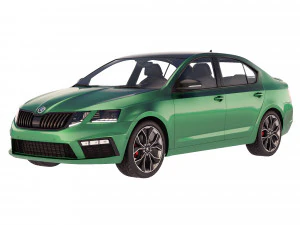 Skoda Octavia A7 RS 2017 3D Model