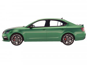 Skoda Octavia A7 RS 2017 3D Model