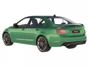 Skoda Octavia A7 RS 2017 3D-Modell
