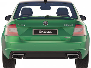 Skoda Octavia A7 RS 2017 3D-Modell