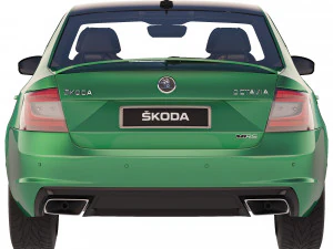 Skoda Octavia A7 RS 2017 3D Model