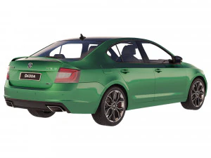 Skoda Octavia A7 RS 2017 3D Model