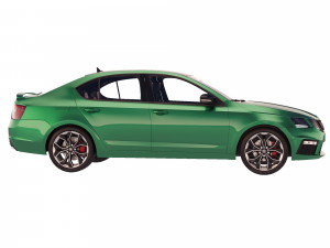 Skoda Octavia A7 RS 2017 3D-Modell