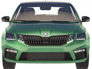 Skoda Octavia A7 RS 2017 3D Model