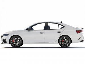 Skoda Octavia A8 RS 2020 3D 모델