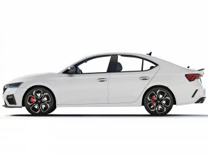 Skoda Octavia A8 RS 2020 3D Model