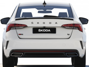 Skoda Octavia A8 RS 2020 3D 모델