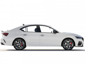 Skoda Octavia A8 RS 2020 3D 모델