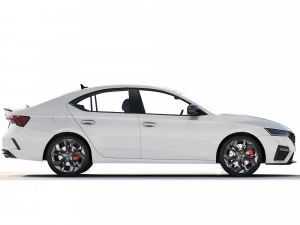 Skoda Octavia A8 RS 2020 3D Model