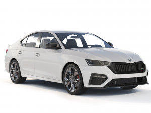 Skoda Octavia A8 RS 2020 3D 모델