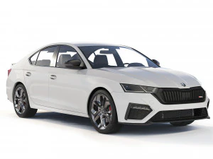 Skoda Octavia A8 RS 2020 3D Model