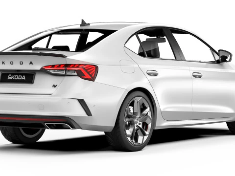 Skoda Octavia A8 RS 2020 3D Model