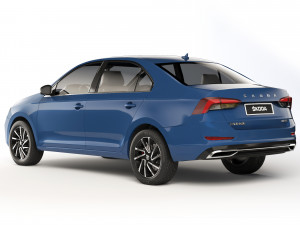 Skoda Rapid CN-spec sedan 2020 3D Model